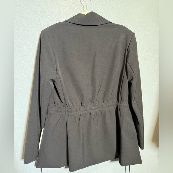 Athleta Primatwill Blazer Black Size 14 NWT - Picture 6 of 14